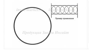 Кольцо "Витое" Ø730